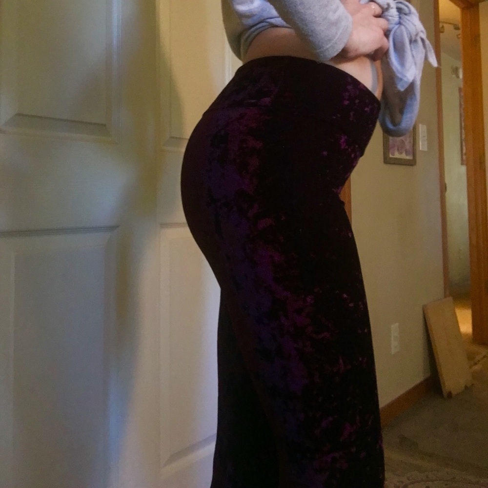 Velvet leggings